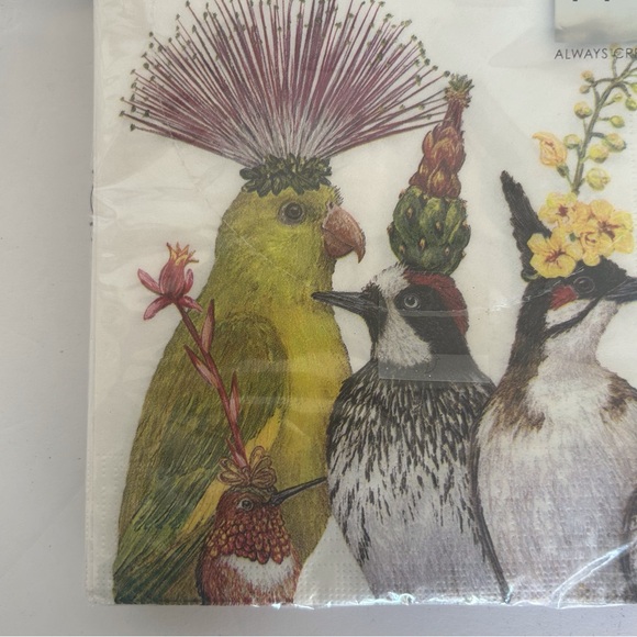 PAPER PRODUCTS DESIGN NAPKINS AND NAPKIN HOLDER NWT - Picture 14 of 14